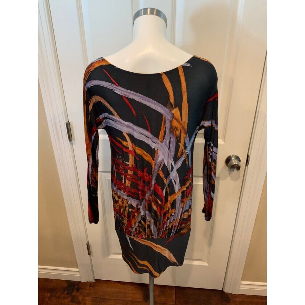 Bcbg Max Azria Multicolor Patterned Shift Dress, … - image 4